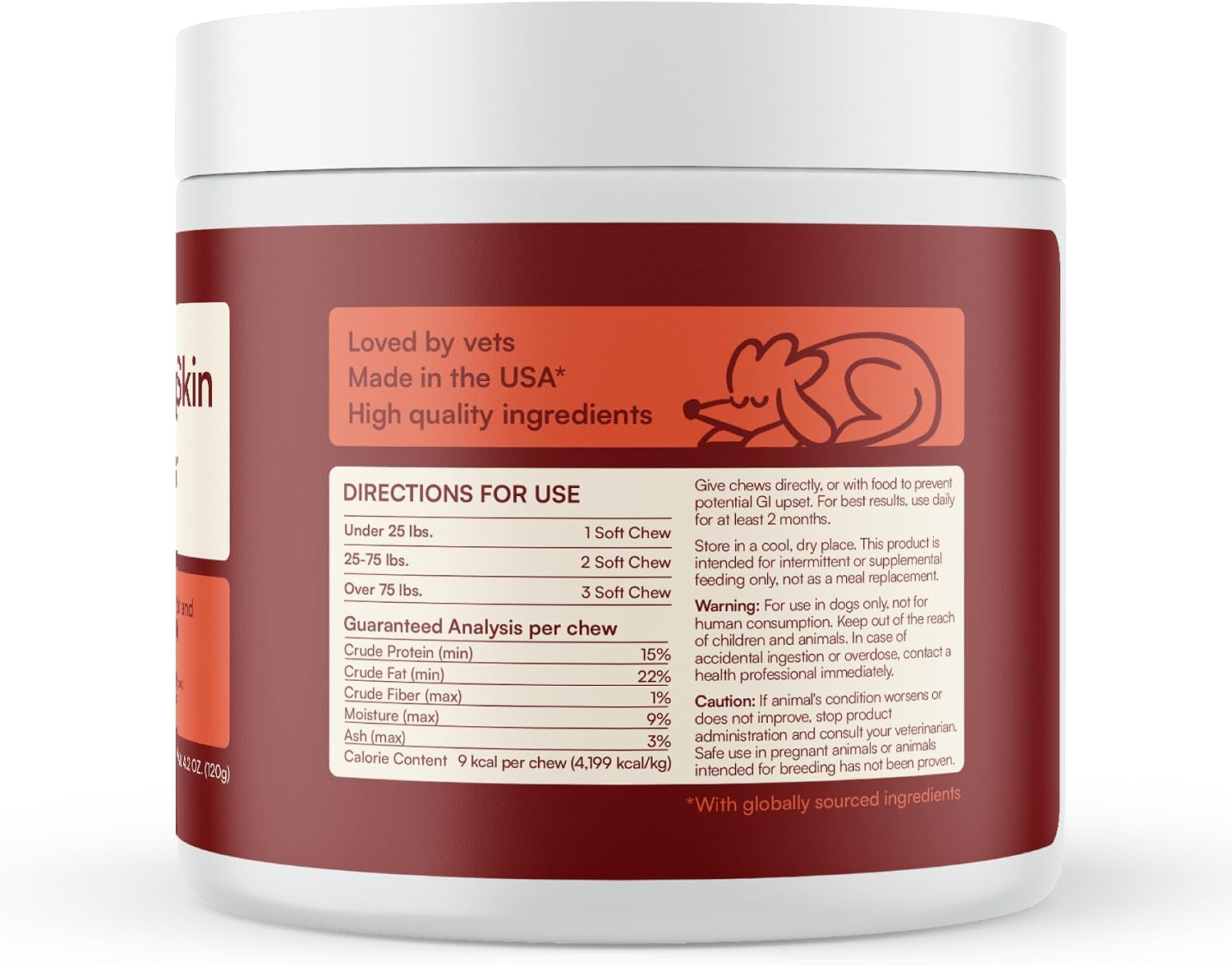 Reggie Skin & Coat Supplements for Dogs – Omega-3 Fish Oil & Vitamin E – 60 Soft Chews - görsel 6
