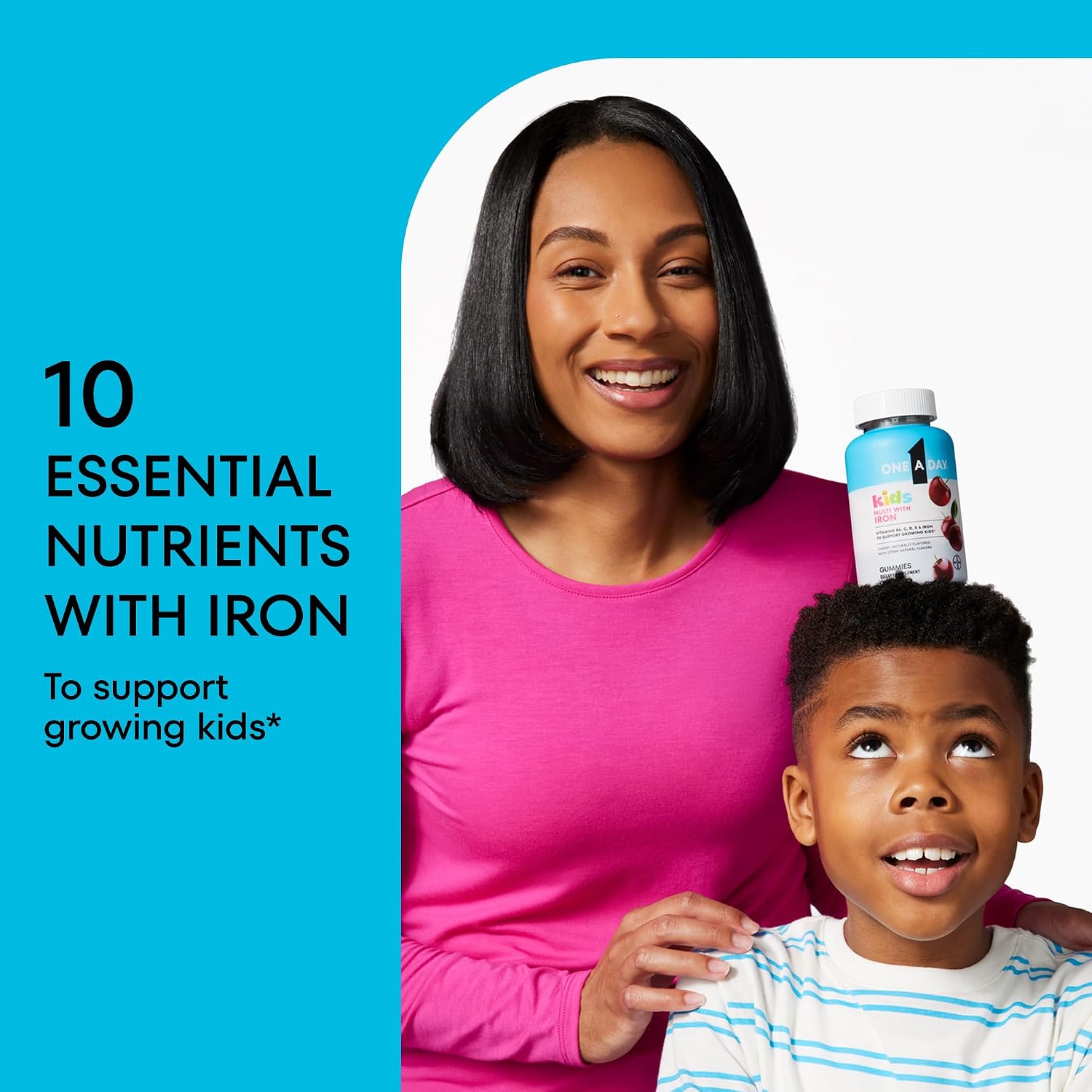 One A Day Kids Multivitamin with Iron Gummy - 60 Count - görsel 7