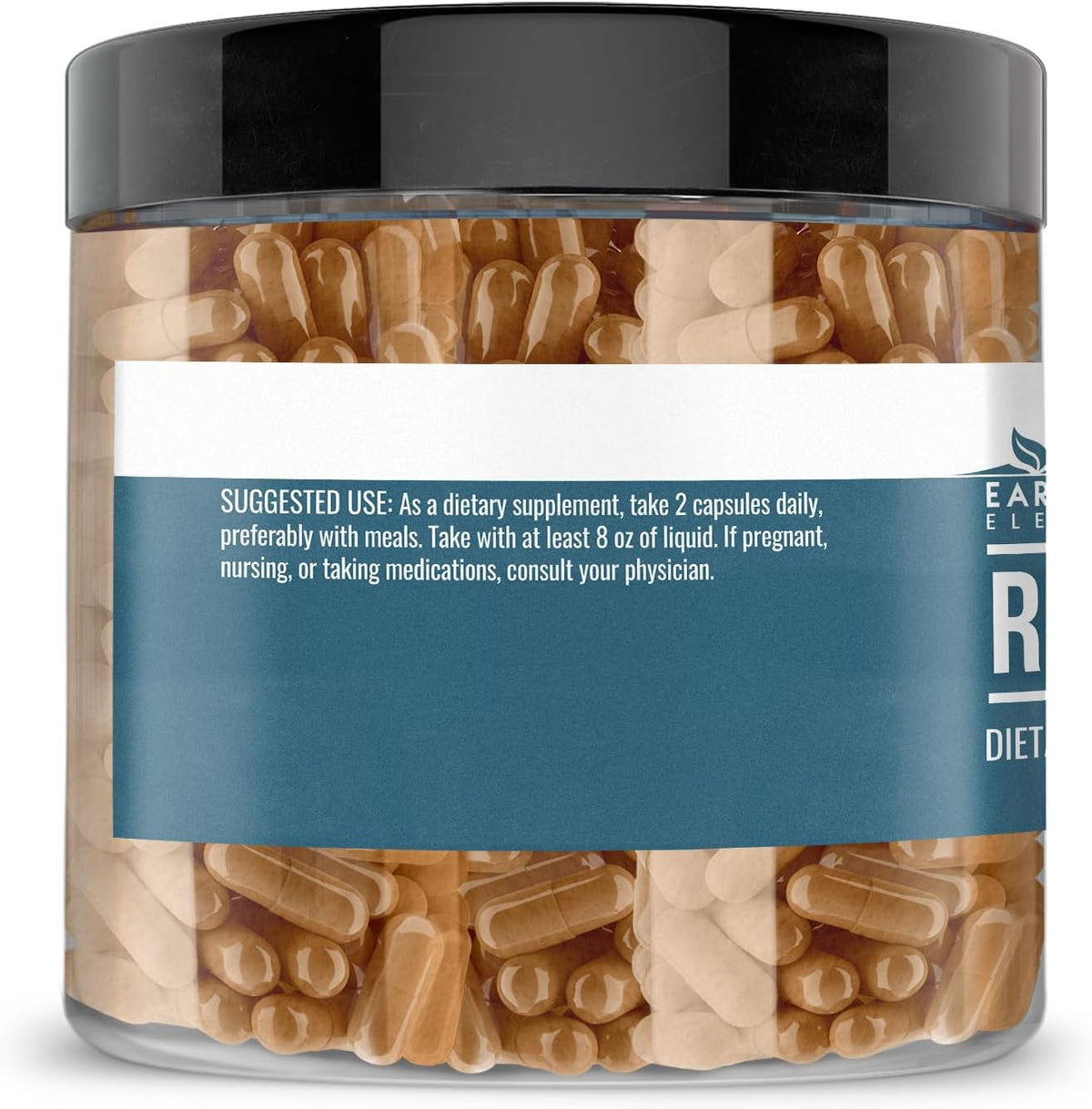 Earthborn Elements Rosehips 200 Capsules, Pure and Undiluted, No Additives - görsel 3