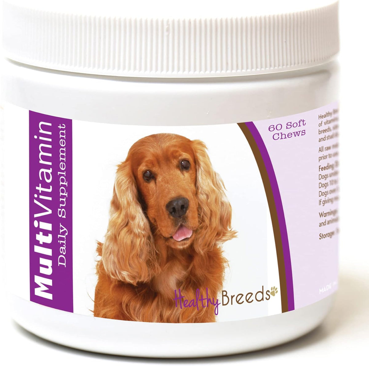 Healthy Breeds Cocker Spaniel Multivitamin Soft Chews 60 Count - görsel 1