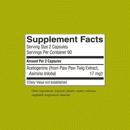 Nature's Sunshine Paw Paw Cell-Reg, 180 Capsules
