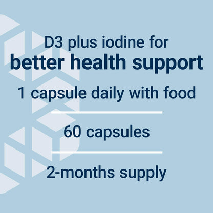 Life Extension Vitamin D3 with Sea-Iodine, 125 mcg (5000 IU), 60 Capsules