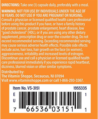 The Vitamin Shoppe DHEA 25mg, Hormonal & Healthy Ageing Support – 120 Capsules