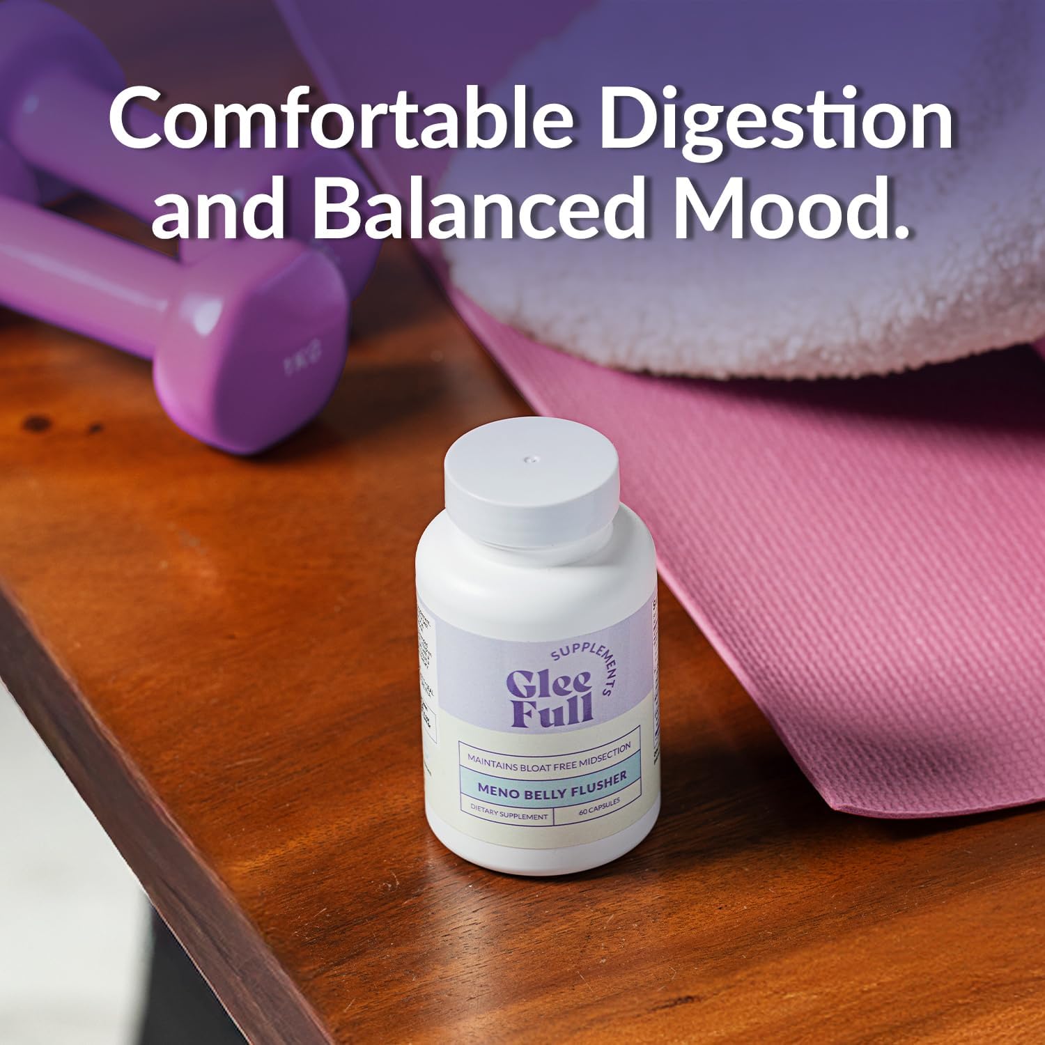 GleeFull Meno Belly Flusher – Menopause Supplement for Women - görsel 2