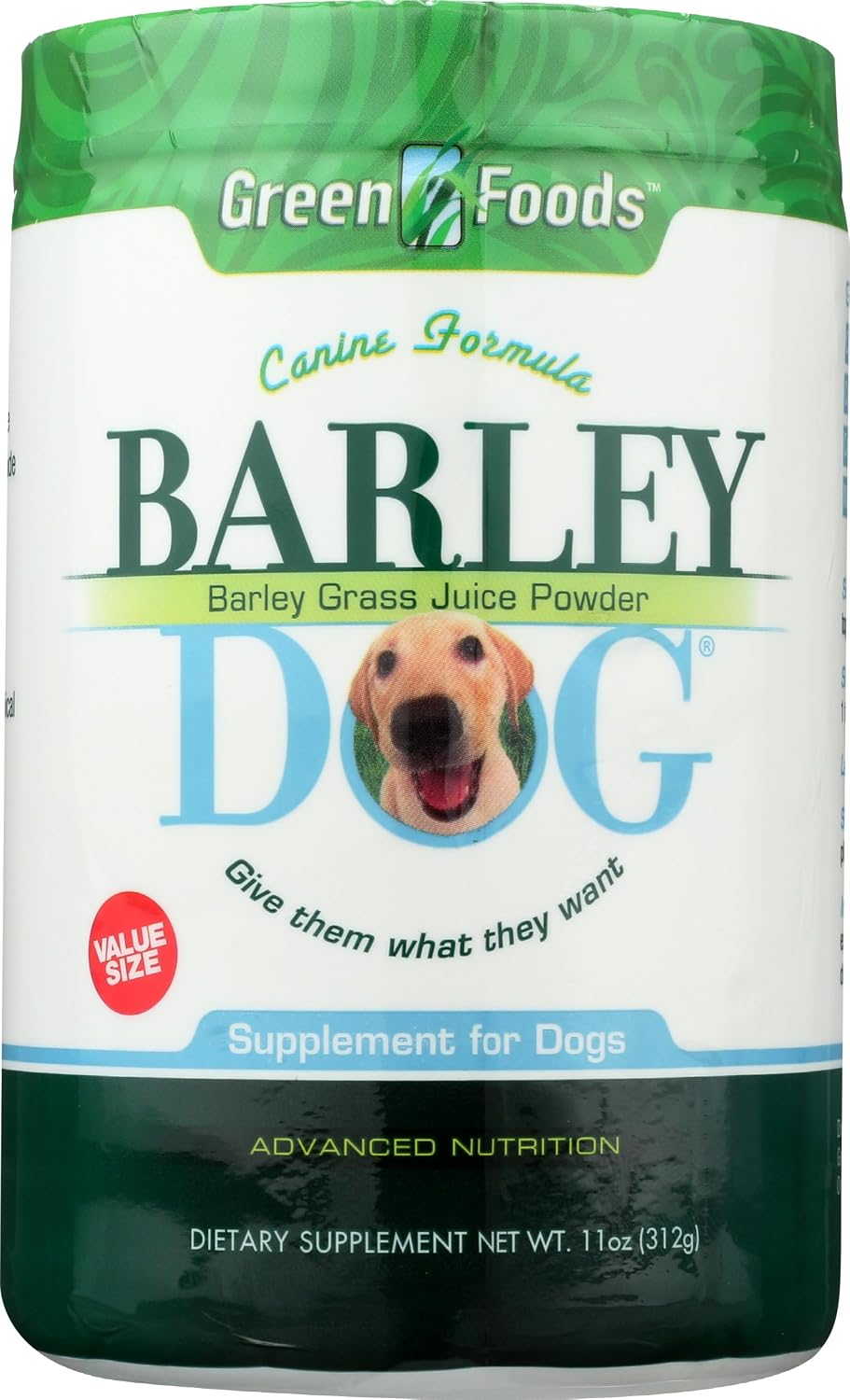 Green Foods Dog Food Barley – 311 g - görsel 1