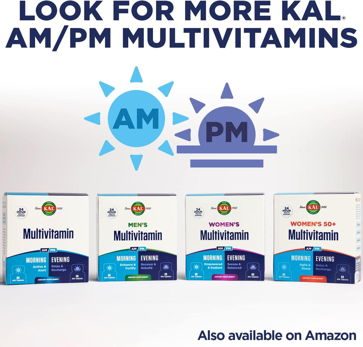 KAL Plus 2-in-1 Multivitamin for Women Over 50 AM/PM Formula - görsel 7