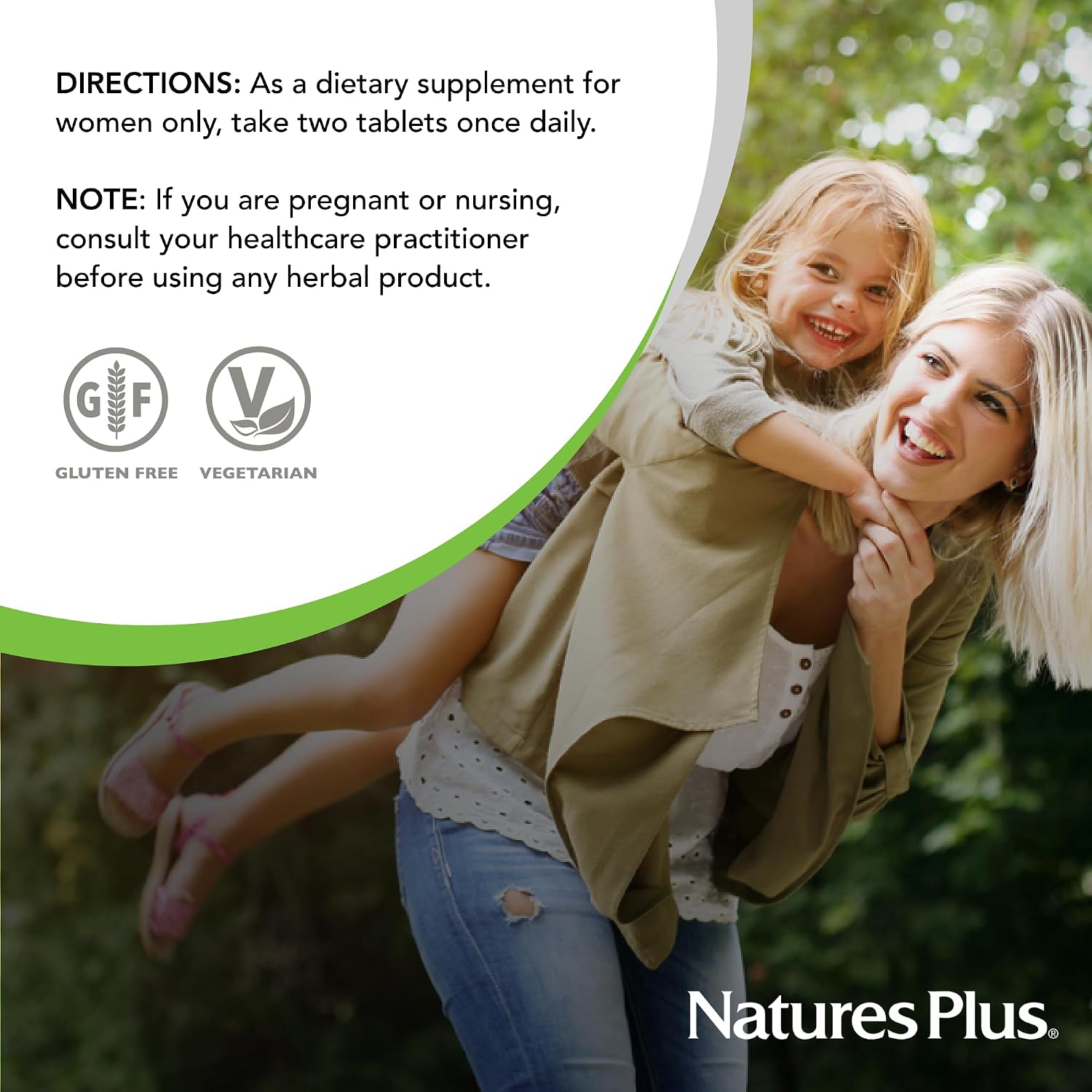 Nature's Plus Source of Life Women - Whole Food Multivitamin with Iron & Lutein - 60 Tablets - görsel 7