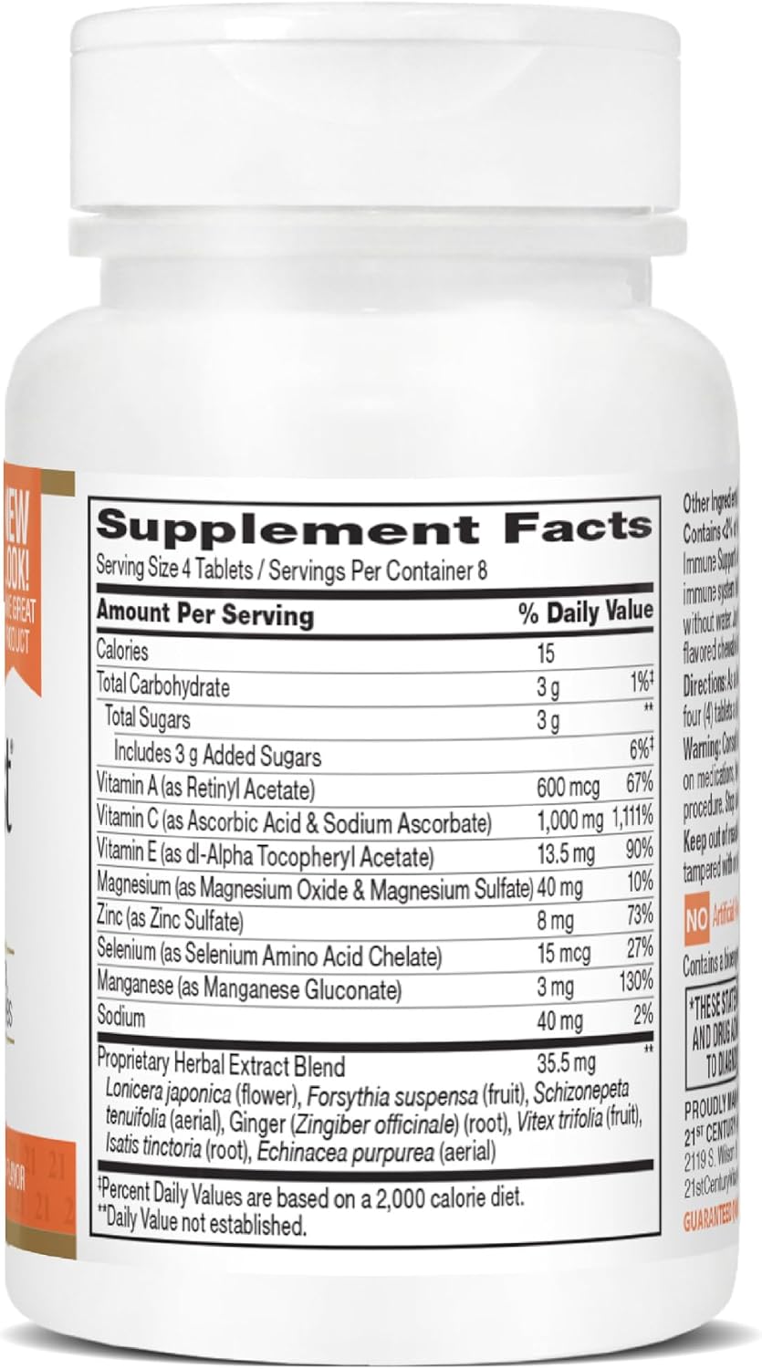 21st Century Immublast Chewable Tablets, Citrus 32 Count - görsel 10