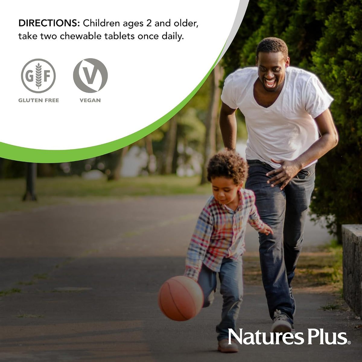 NaturesPlus Animal Parade Multivitamin Children's Chewables - Cherry Flavour - 90 Animal-Shaped Tablets - 45 Servings - Vegetarian, Gluten-free - görsel 6