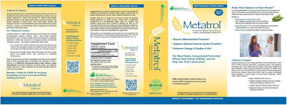 American BioSciences Metatrol - Fermented Wheat Germ Extract Super Concentrate, 2-Box Bundle (120 Capsules)