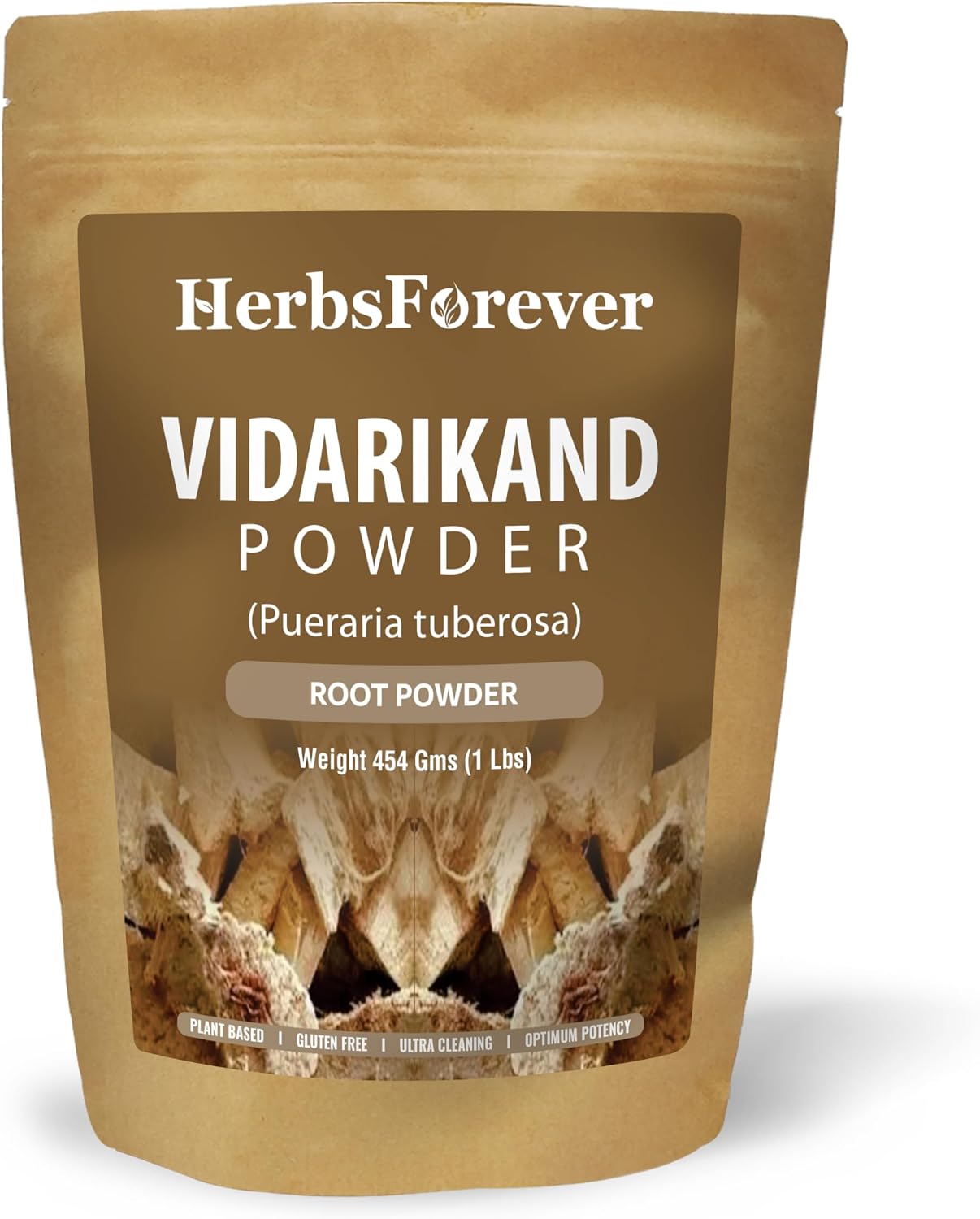 Vidarikanda Powder - Pueraria Tuberosa (Ipomoea Digitata) - Non-GMO, Vegan - 454g - görsel 1