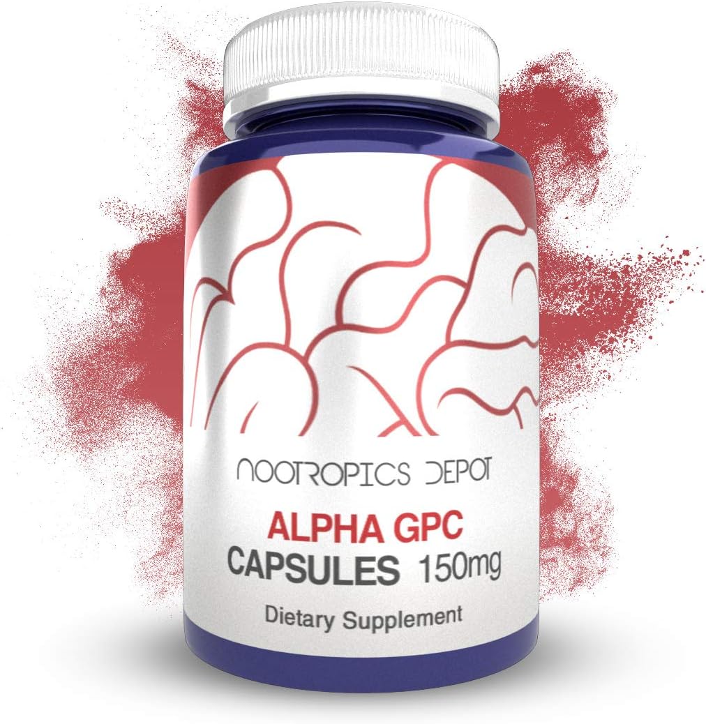 Nootropics Depot Alpha GPC Capsules (150mg, 180 Count) - görsel 1