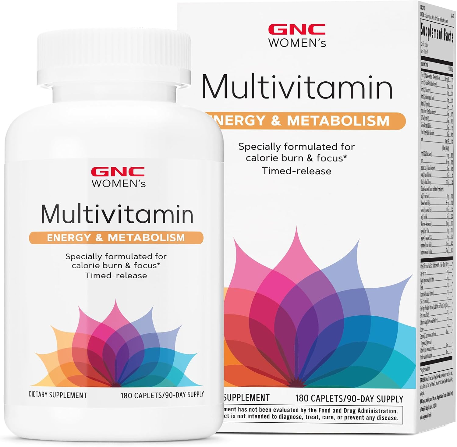 GNC Women’s Energy and Metabolism Multivitamin - 90 Caplets - görsel 8