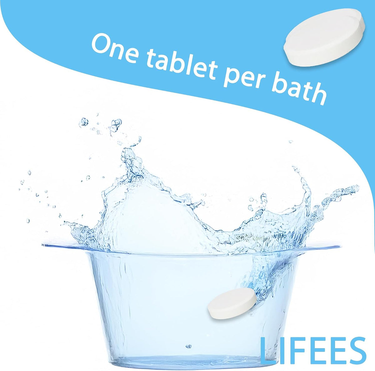 LIFEES Vitamin C Bath Soak Tablets - 1000mg, 100 Tablets - görsel 5