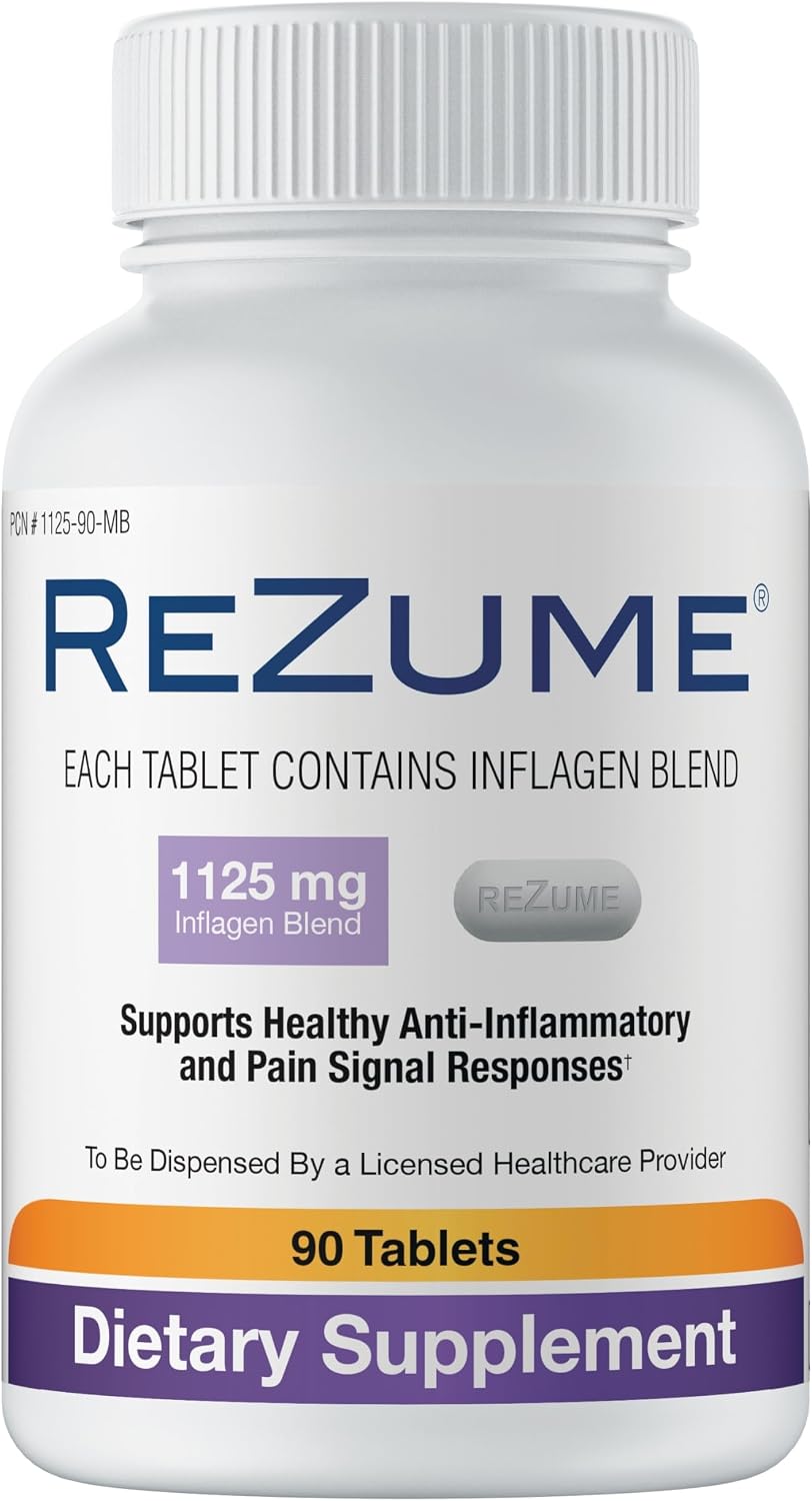 CryoDerm REZUME Full Spectrum Inflagan Blend Formula Tablets (90 Count) - görsel 1