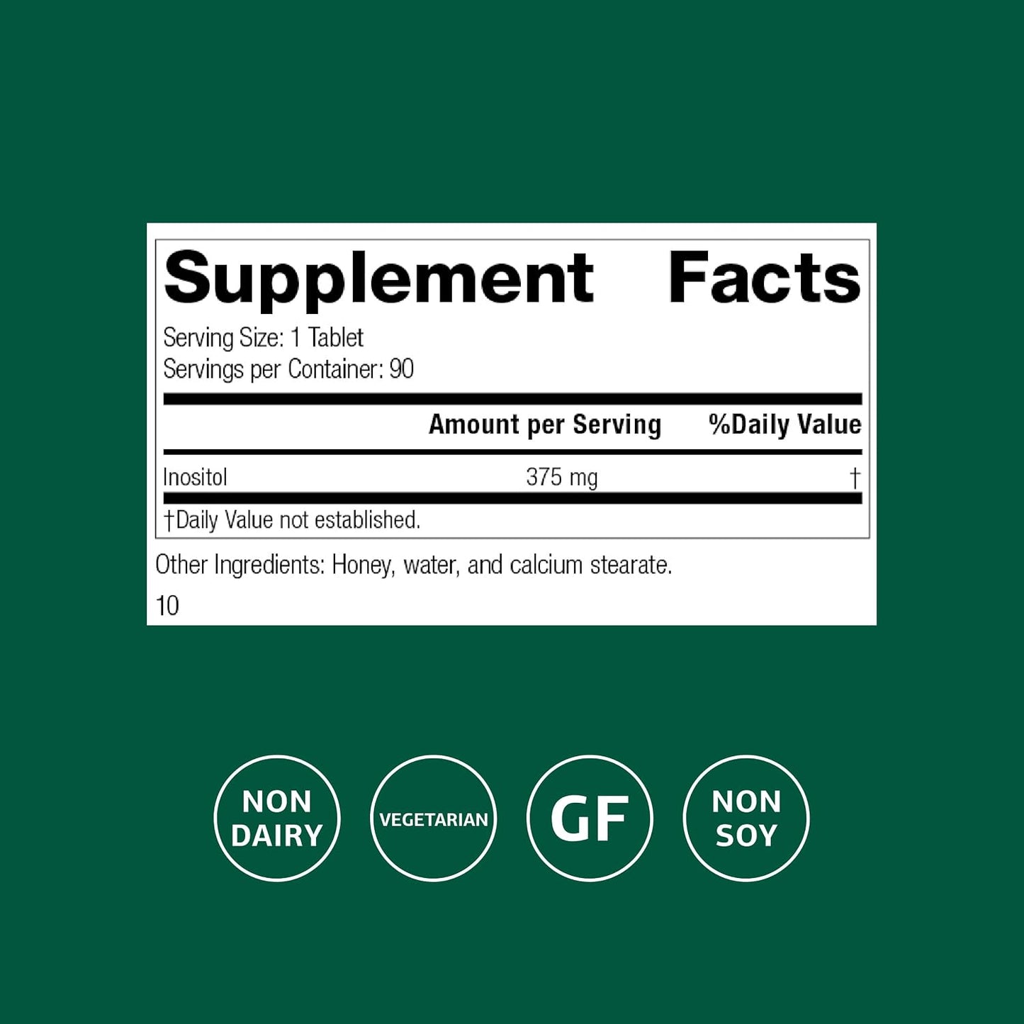 Standard Process Inositol - 90 Tablets - görsel 2