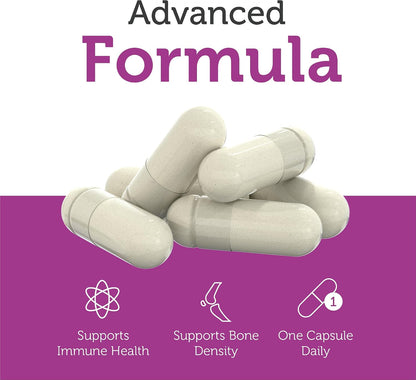 Zahler Vitamin D3 & K2 Advanced D3 & K2 Formula Supports Bone Density & Calcium Absorption, 60 Capsules.