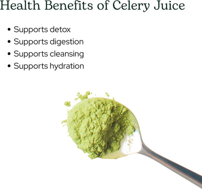 Eclectic Herb Organic Celery Juice Powder - Freeze Dried Nutritional Supplement, 90 g