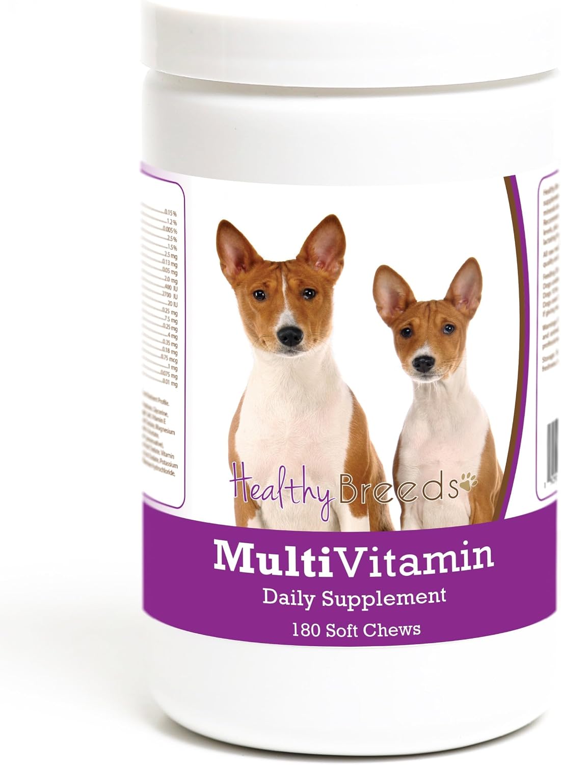 Healthy Breeds Basenji Multivitamin Soft Chew for Dogs 180 Count - görsel 1
