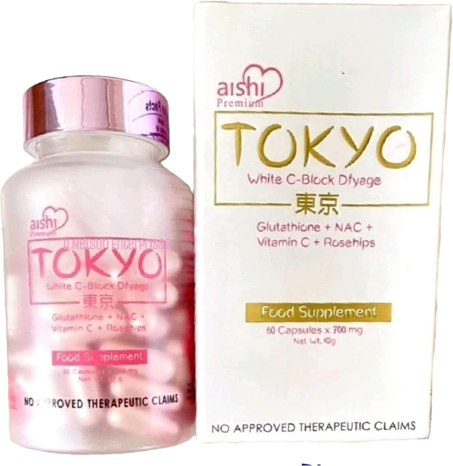 Tokyo White C-Block Dyfage Glutathione, 60 Capsules - görsel 1