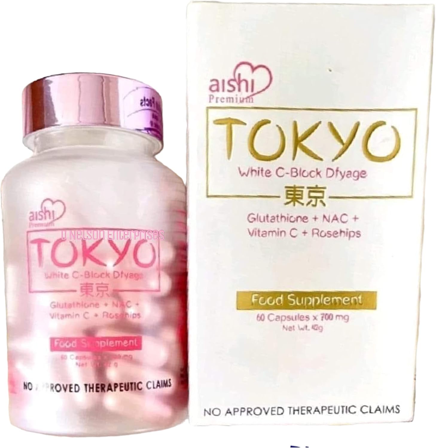 Tokyo White C-Block Dyfage Glutathione, 60 Capsules - görsel 1