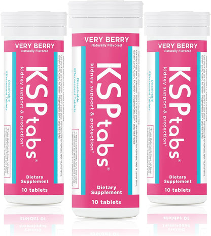 Trial Pack All-Natural Hydration & Kidney Support Supplement to Help Reduce Calcium Oxalate Crystal Formation - Berry, Lime, Citrus - 3 Pack