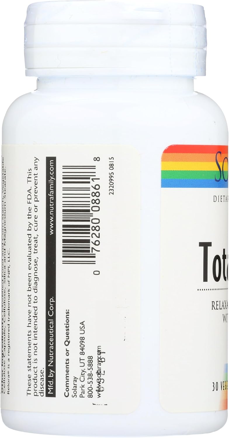 Solaray Total Calm VCapsules, 30 Count - görsel 4