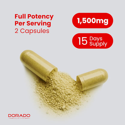 DORADO NUTRITION Berberine Gut Cleanse Food Supplement – 30 Capsules
