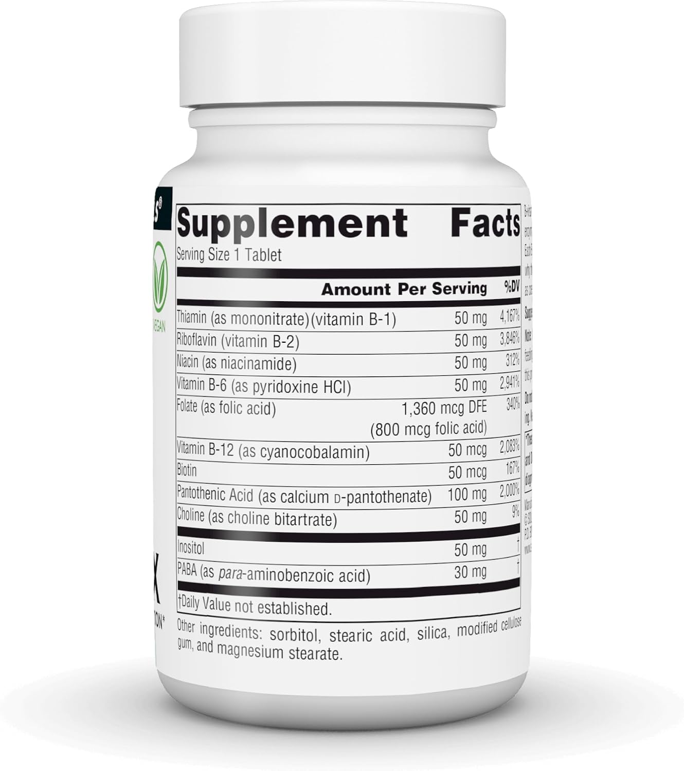 Source Naturals B-50 Complex, 50 mg - 50 Tablets - görsel 3