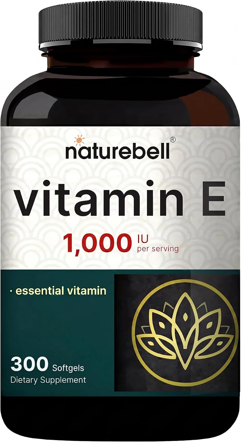 NatureBell Vitamin E 1,000 IU - 300 Soft gel capsules (5-Month Supply) - görsel 1