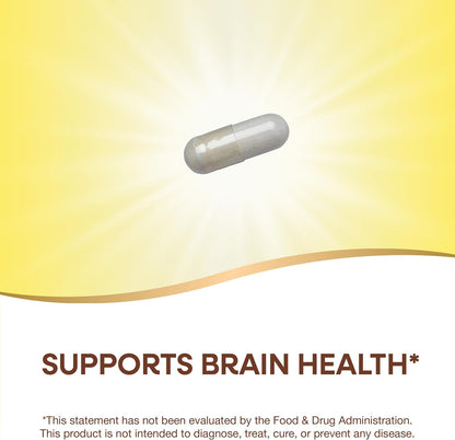 Nature's Way GABA, 250 mg, 60 Vegan Capsules - Brain Health Support