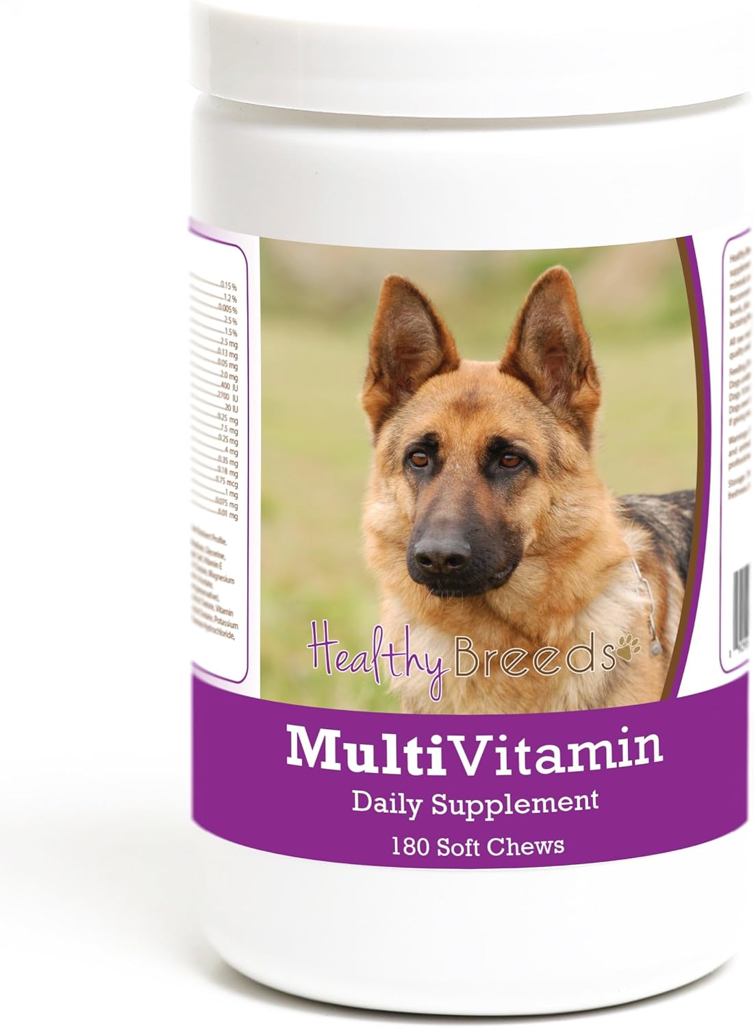 Healthy Breeds German Shepherd Multivitamin Soft Chew for Dogs 180 Count - görsel 1