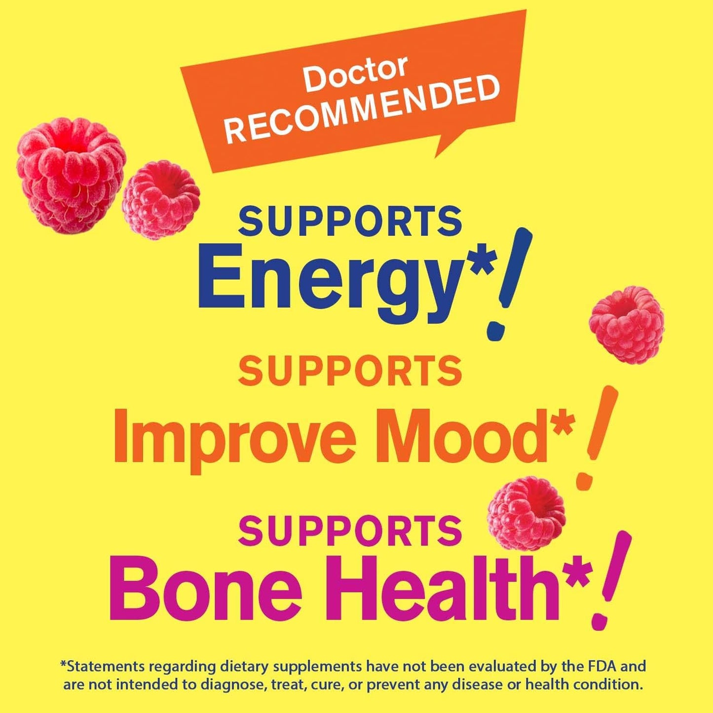 WellYeah Vitamin B12 1000mcg Gummies - for Energy, Mood, Metabolism and Immune System Support - Vegan Friendly and Gluten-Free, GM-Free and Health care Professional Recommended - 60 Gummies - görsel 3