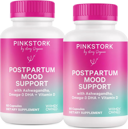 Pink Stork Postnatal Mood Support – 30-Day Supply