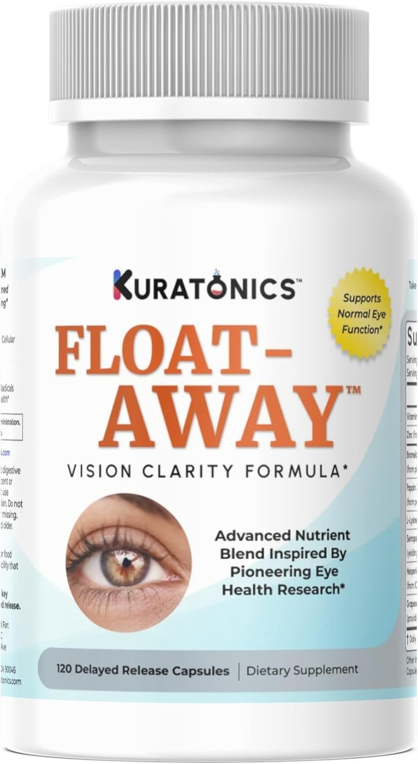 Kuratonics Float-Away: Eye Clarity Supplement with Enzymes & Nutrients (120 Tablets) - görsel 1