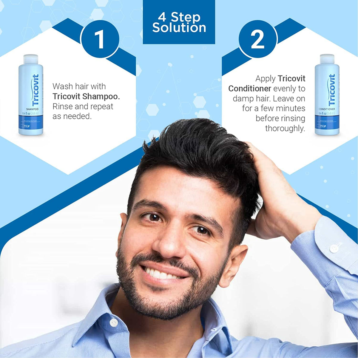 Tricovit Tricocaps Hair Growth Supplement - 60 Softgels - görsel 3