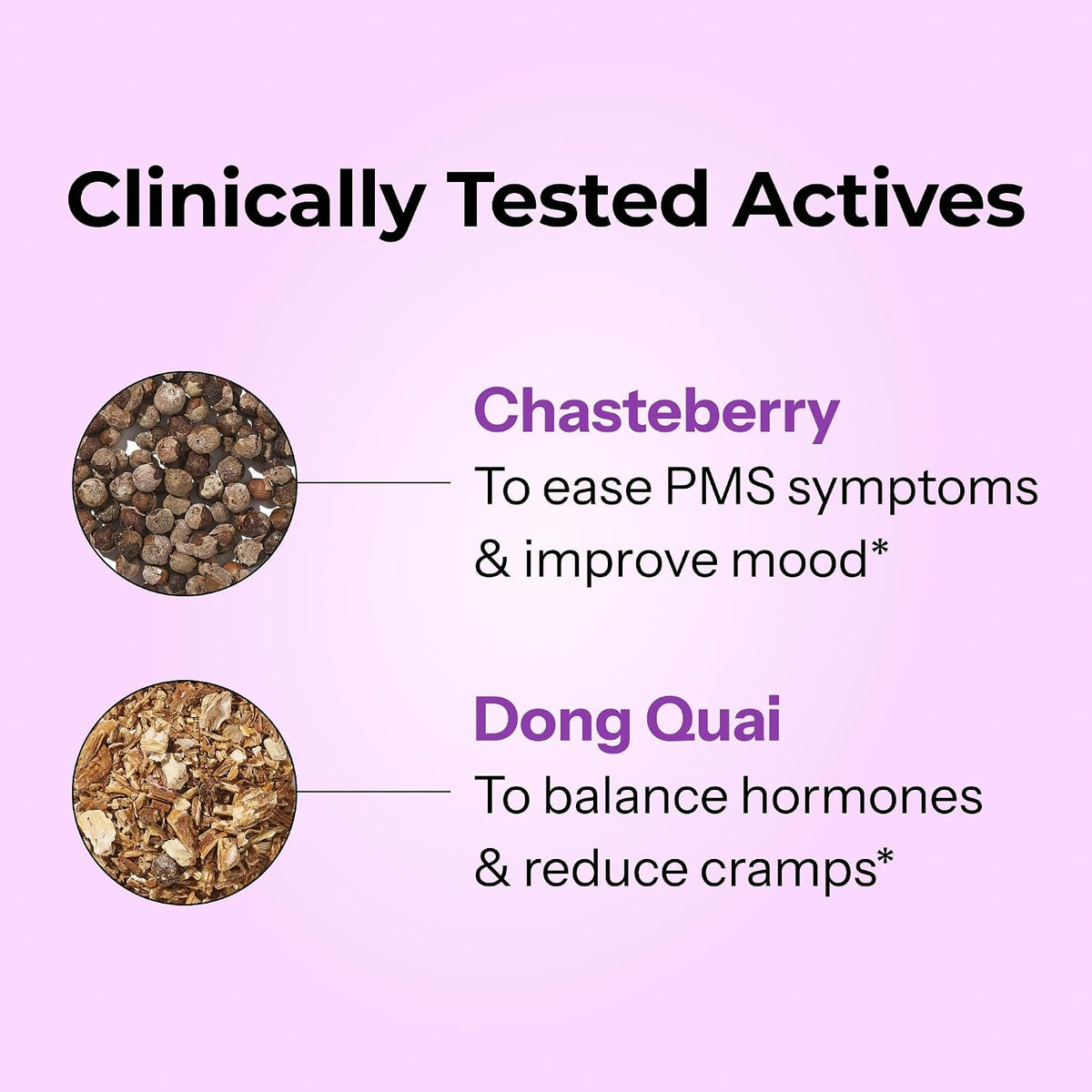 HUM Hormone Balance – Chasteberry & Dong Quai, 60 Vegan Capsules for Women - görsel 3