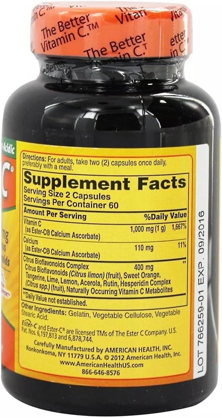 Ester-C 500 mg with Citrus Bioflavonoids - görsel 2