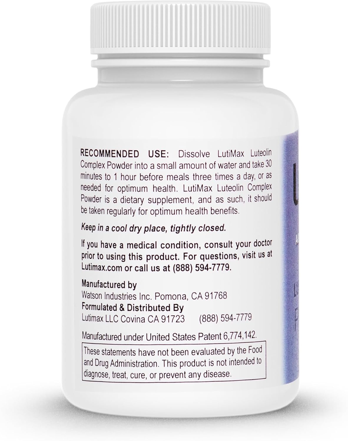 Lutimax Luteolin Complex Powder – Brain Health Supplement with Rutin, 100 Servings (2 Pack) - görsel 9