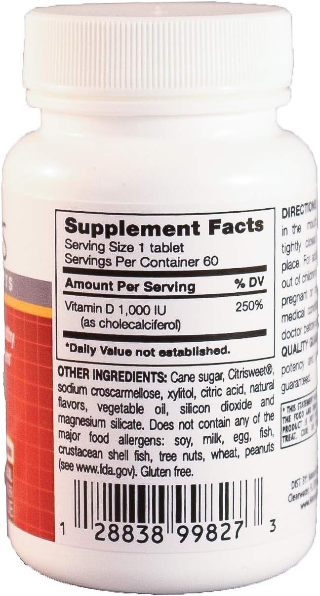 Vitamin D3 60 Fast Melt Tablets - görsel 4