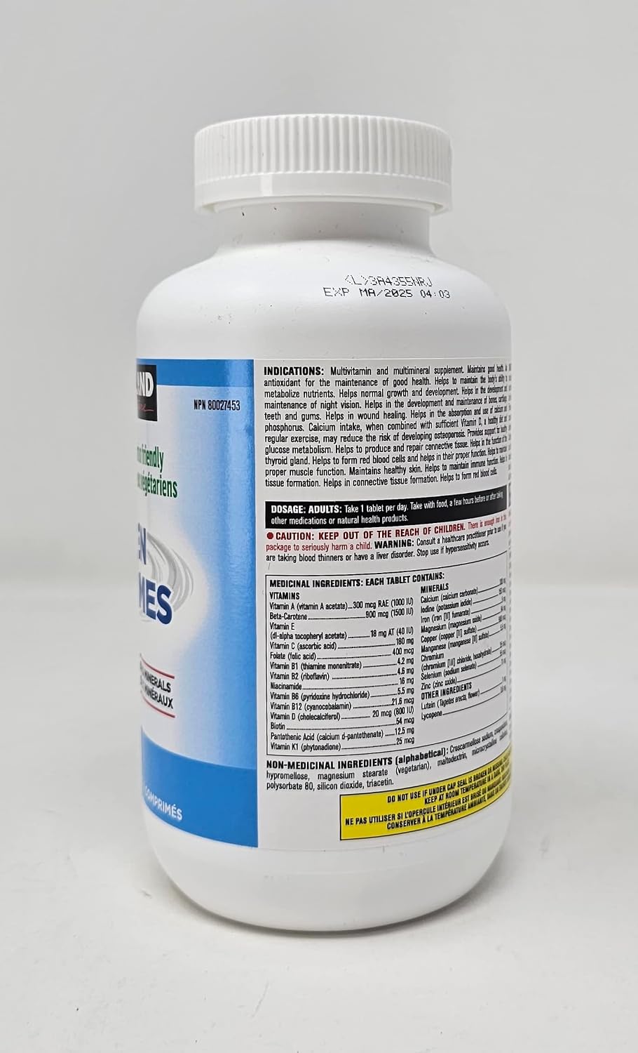 Kirkland Signature Men Multivitamin, 365 Tablets - görsel 2