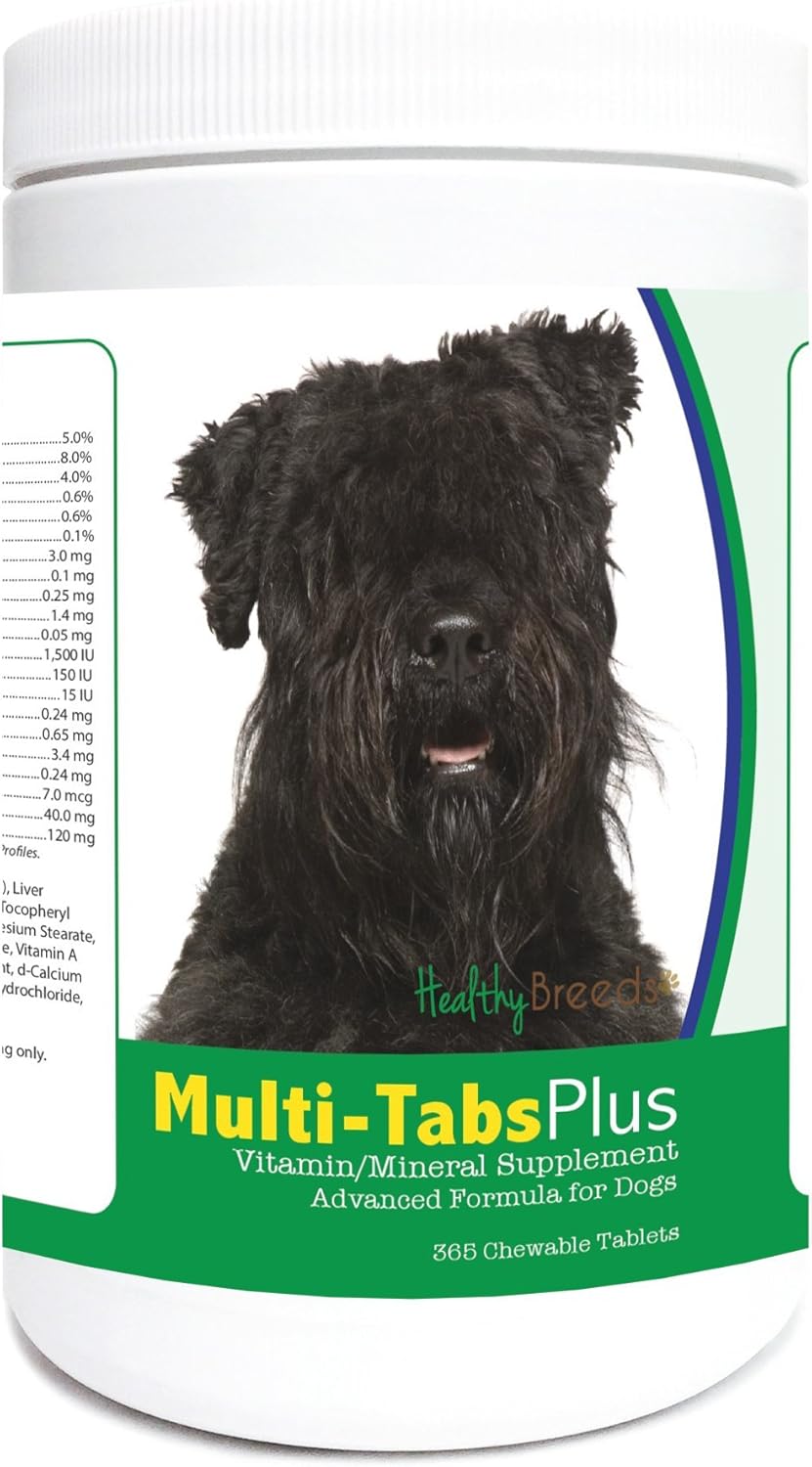 Healthy Breeds Bouvier des Flandres Multi-Tabs Plus Chewable Tablets (365 Count) - görsel 1
