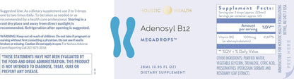 Holistic Health Adenosyl B12 MegaDrops, 28 ml