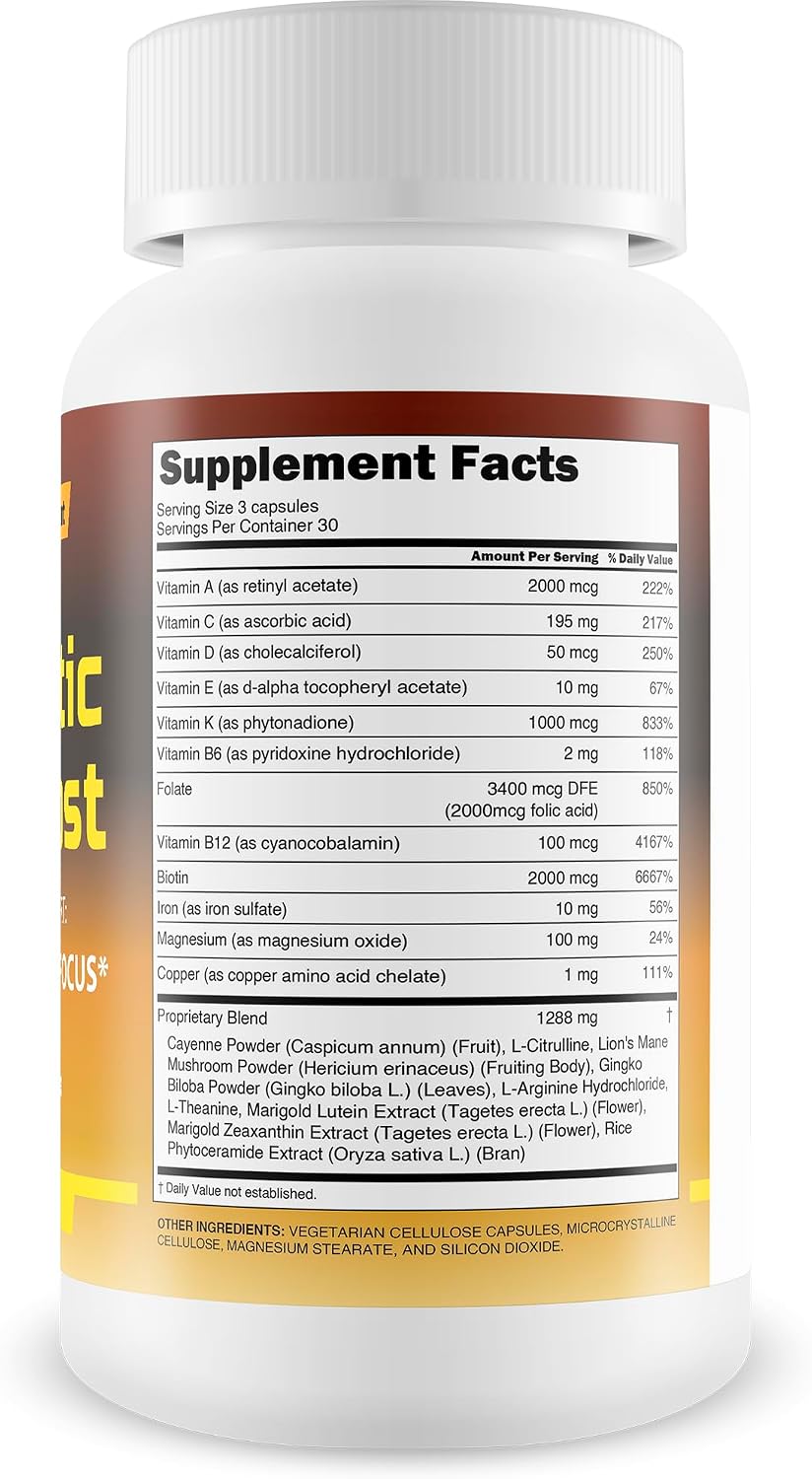 Synoptic Boost Brain Supplement - Memory, Focus, Clarity - görsel 2