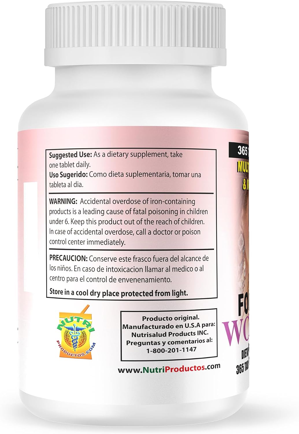 Nutrisalud Forever Woman Multivitamin – 365 Tablets (One Year's Supply) - görsel 4