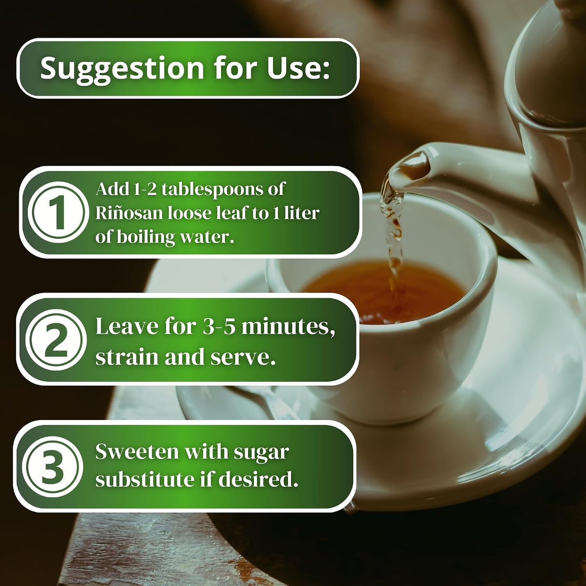 Hanan Riñosan Herbal Blend – Loose Leaf Herbal Infusion for Kidney and Urinary Health (50 g) - görsel 5