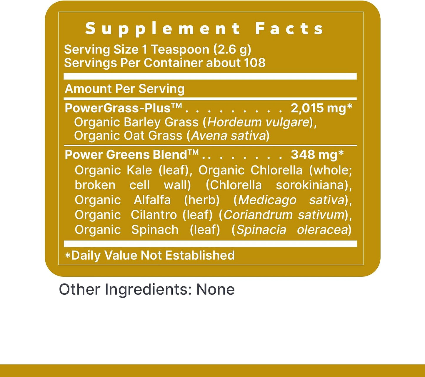 Premier Research Labs Premier Organic Greens - Super Greens Powder, 10 oz - görsel 6