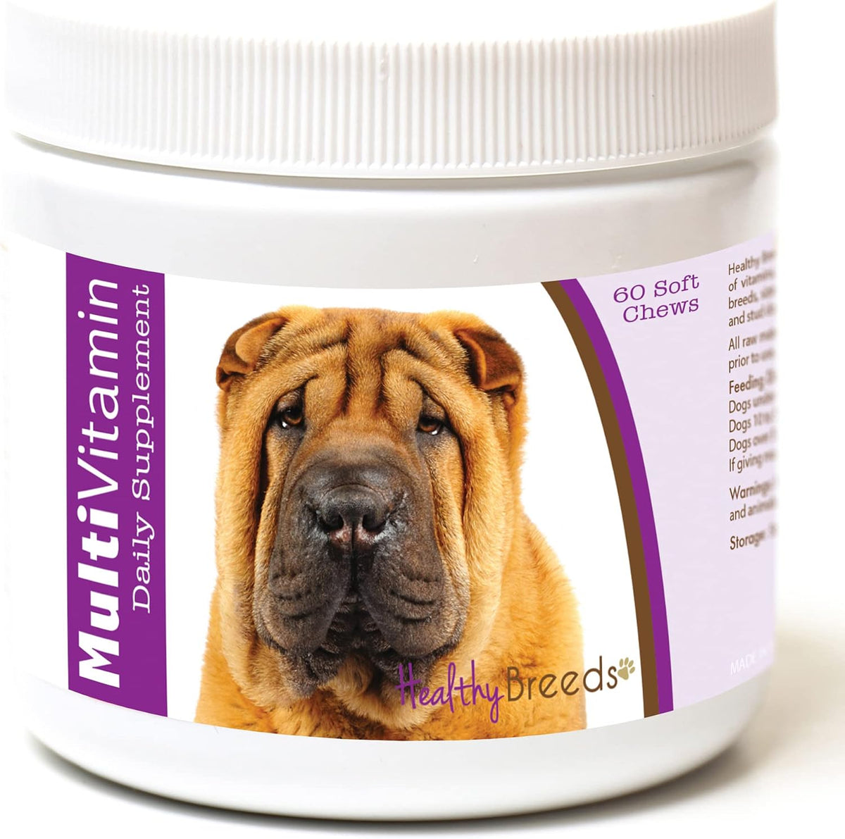 Healthy Breeds Chinese Shar Pei Multivitamin Soft Chews, 60 Chews - görsel 1
