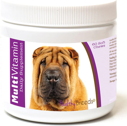 Healthy Breeds Chinese Shar Pei Multivitamin Soft Chews, 60 Chews