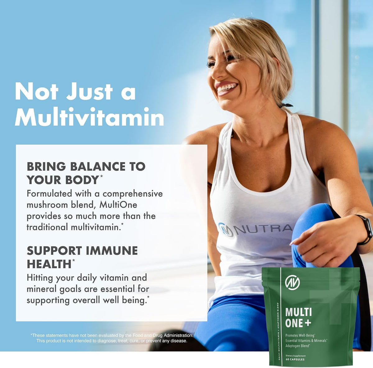 MultiOne Daily Multivitamin for Men and Women - Essential Nutrients and Minerals for Optimum Health (60 Capsules) - görsel 6